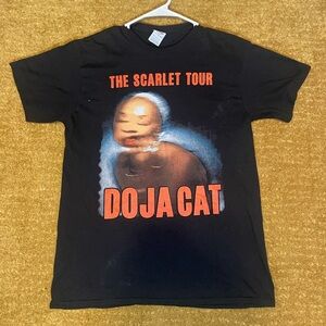 Doja Cat “The Scarlet Tour” T-Shirt Black Concert Tour Size M  Ice Spice